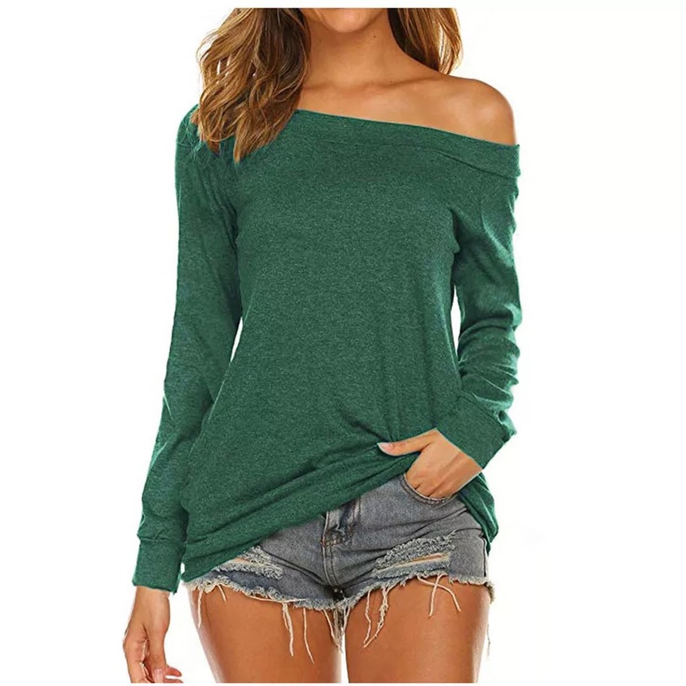 ✨Hunter Green Jersey Top✨